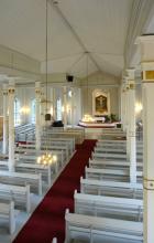 Keiteleen kirkko, sisäkuva