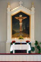 Keiteleen kirkko, alttari