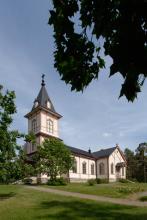 Keiteleen kirkko, ulkokuva