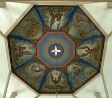 Mikkelin Pitäjänkirkko, kattomaalaus