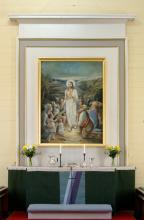 Petäjäveden kirkko, alttari